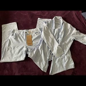 NWT neon buddha yoga set